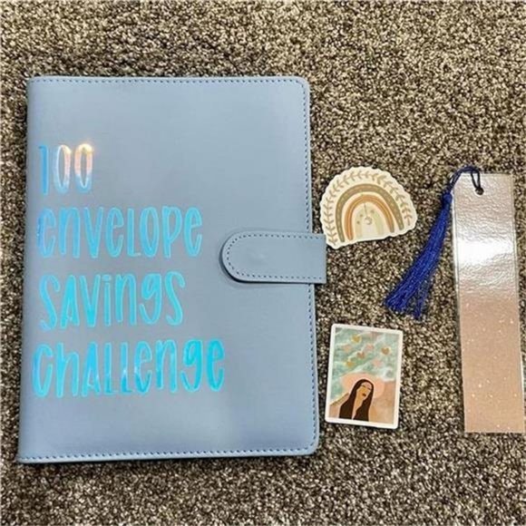 100 Envelope Challenge Binder Savings Book with Cash Envelopes - Picture 5 of 7
